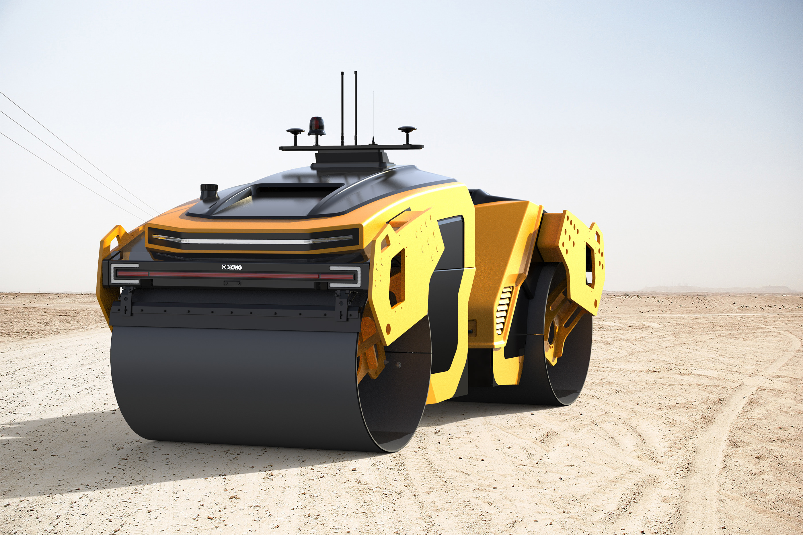 Engineering machinery design，industrial design，Roller design，Roller，Hand drawn，