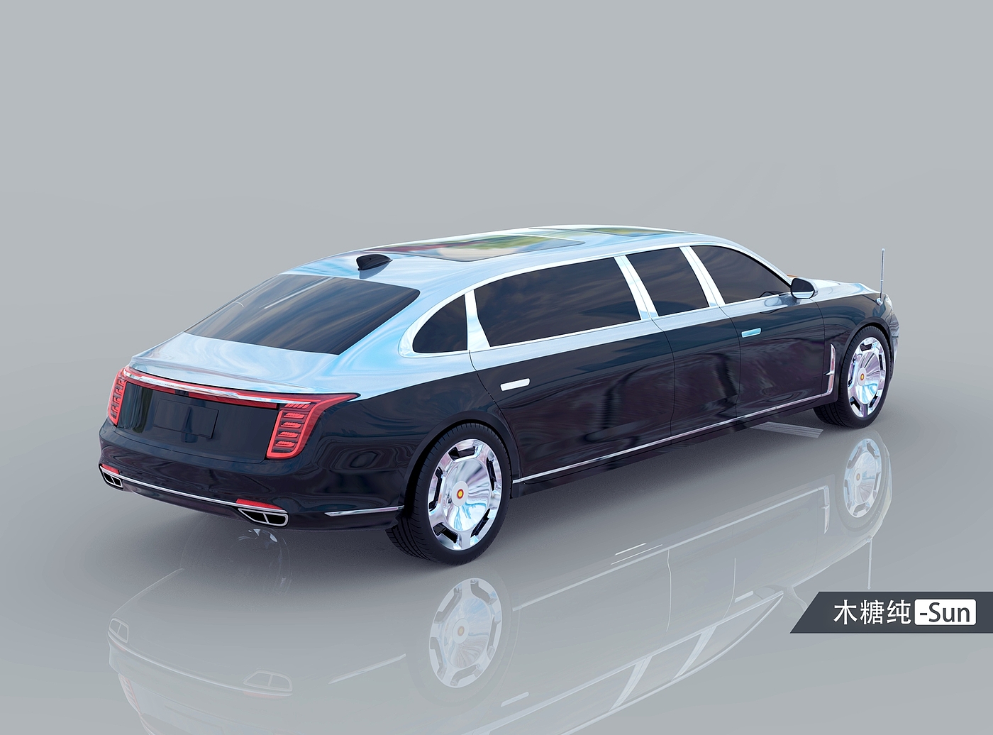 red flag，Luxury car，Domestic car，Automobile design，