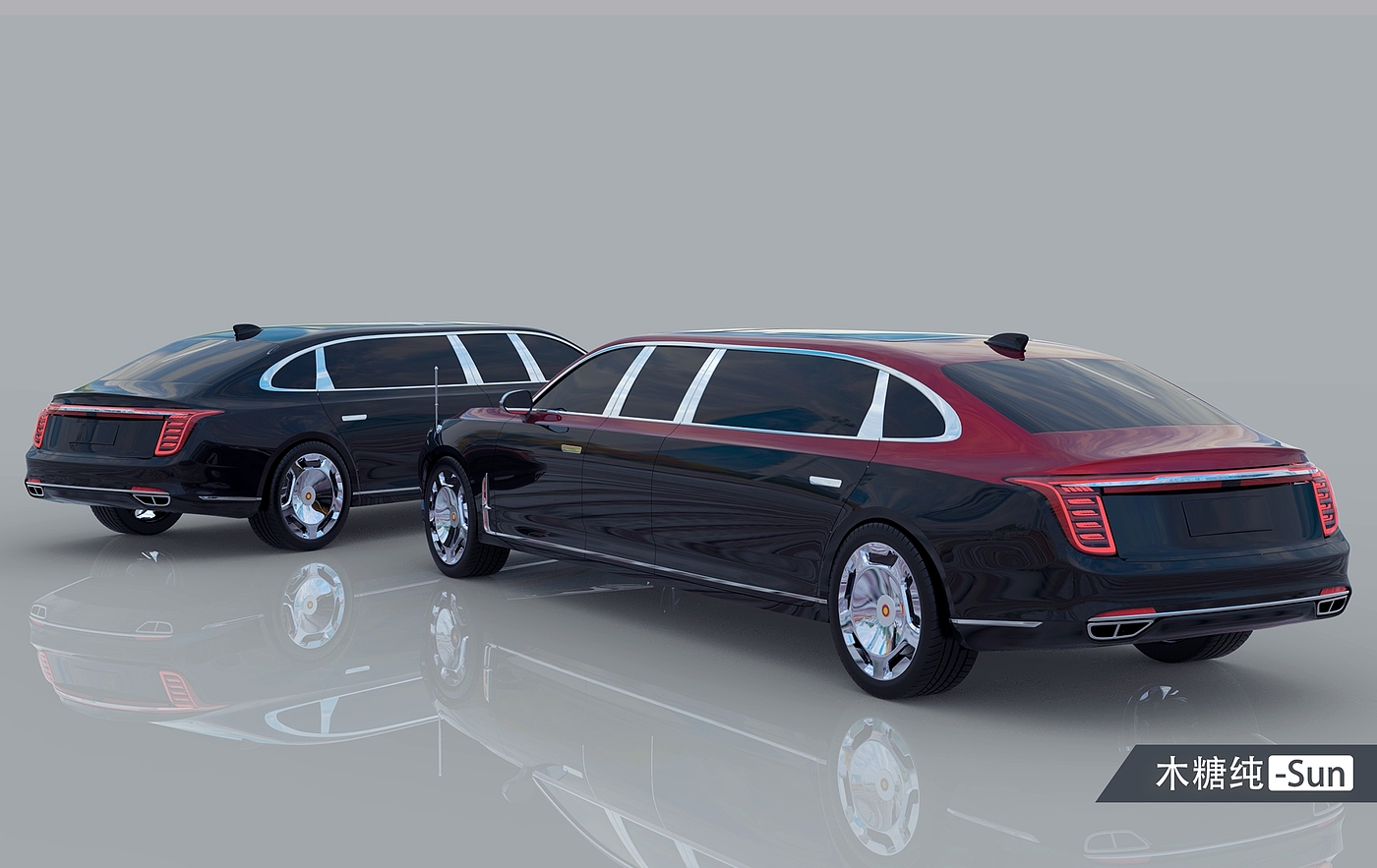 red flag，Luxury car，Domestic car，Automobile design，
