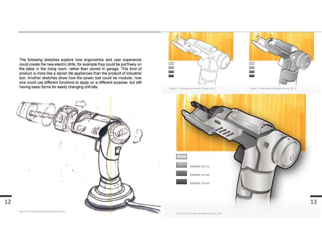 Electric drill，Ergonomics，tool，core77，