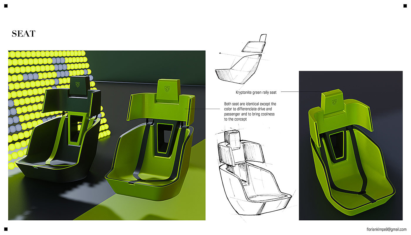 REVIVAL，2 cars，peugeot，Automotive interior，conceptual design，