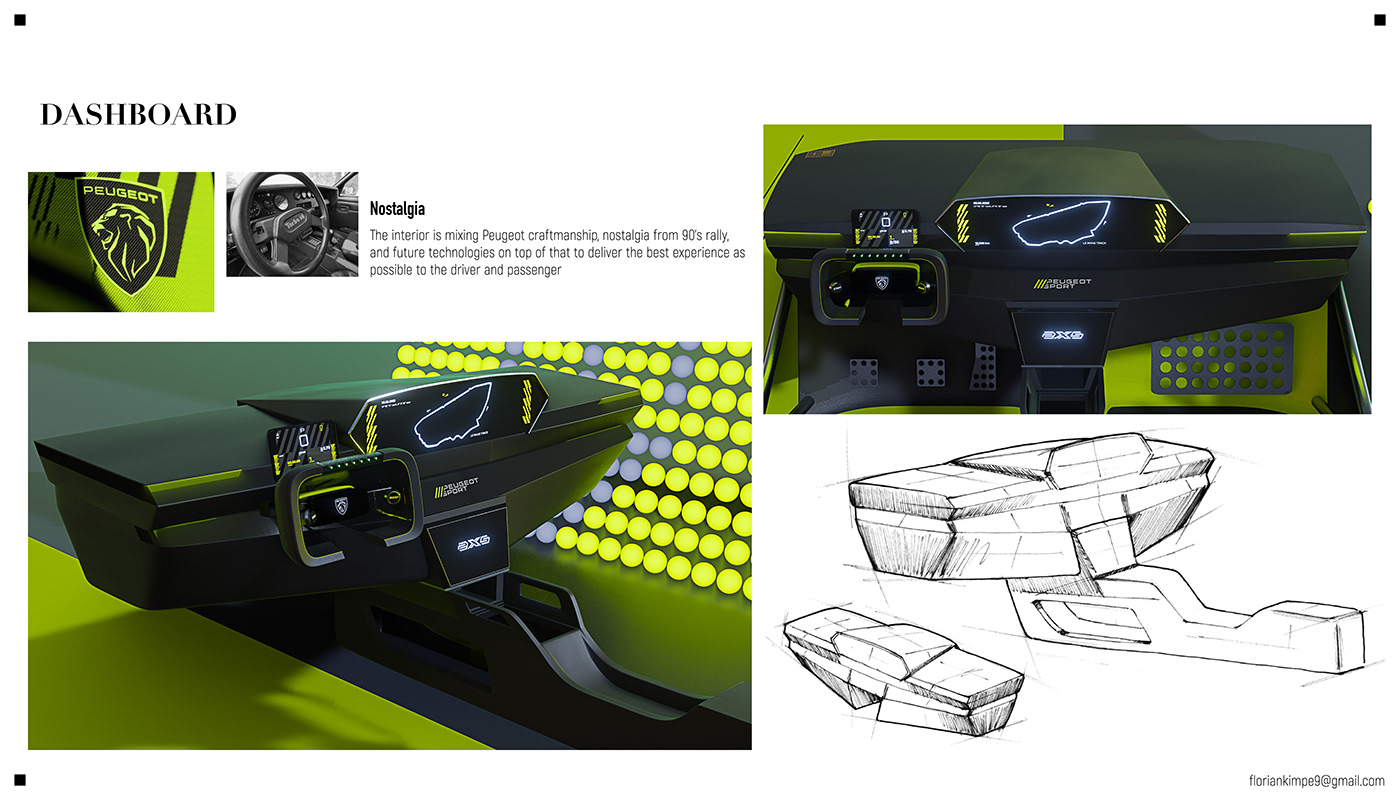 REVIVAL，2 cars，peugeot，Automotive interior，conceptual design，