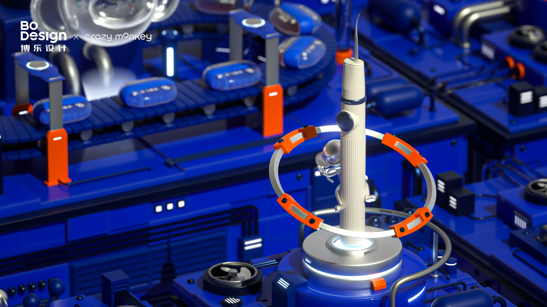 Oral cleaning，ultrasonic，visualization，Tide play，