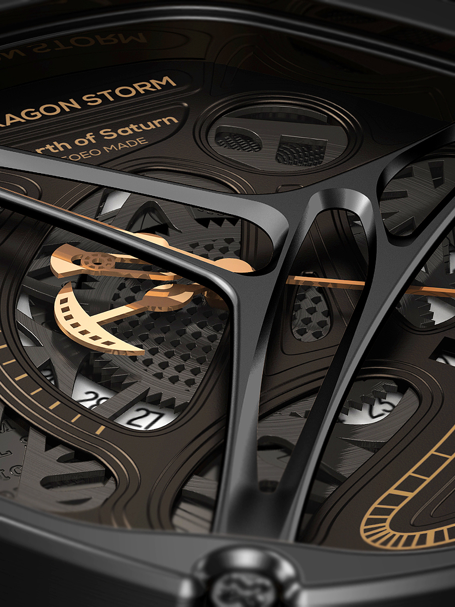Wrist watch，Design，esthetics，Hollowed out，Mechanics，vision，