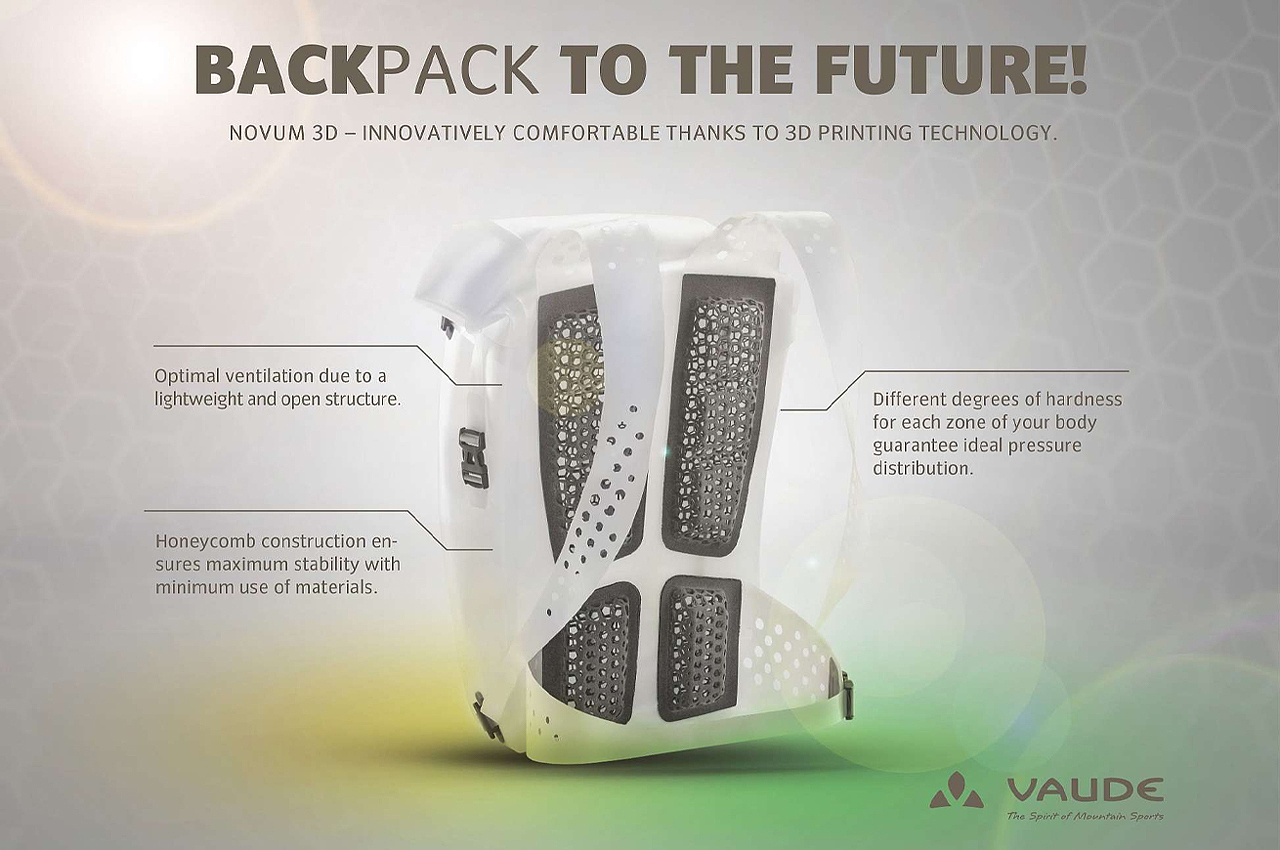 knapsack，3D printing，Recyclable materials，Wade，