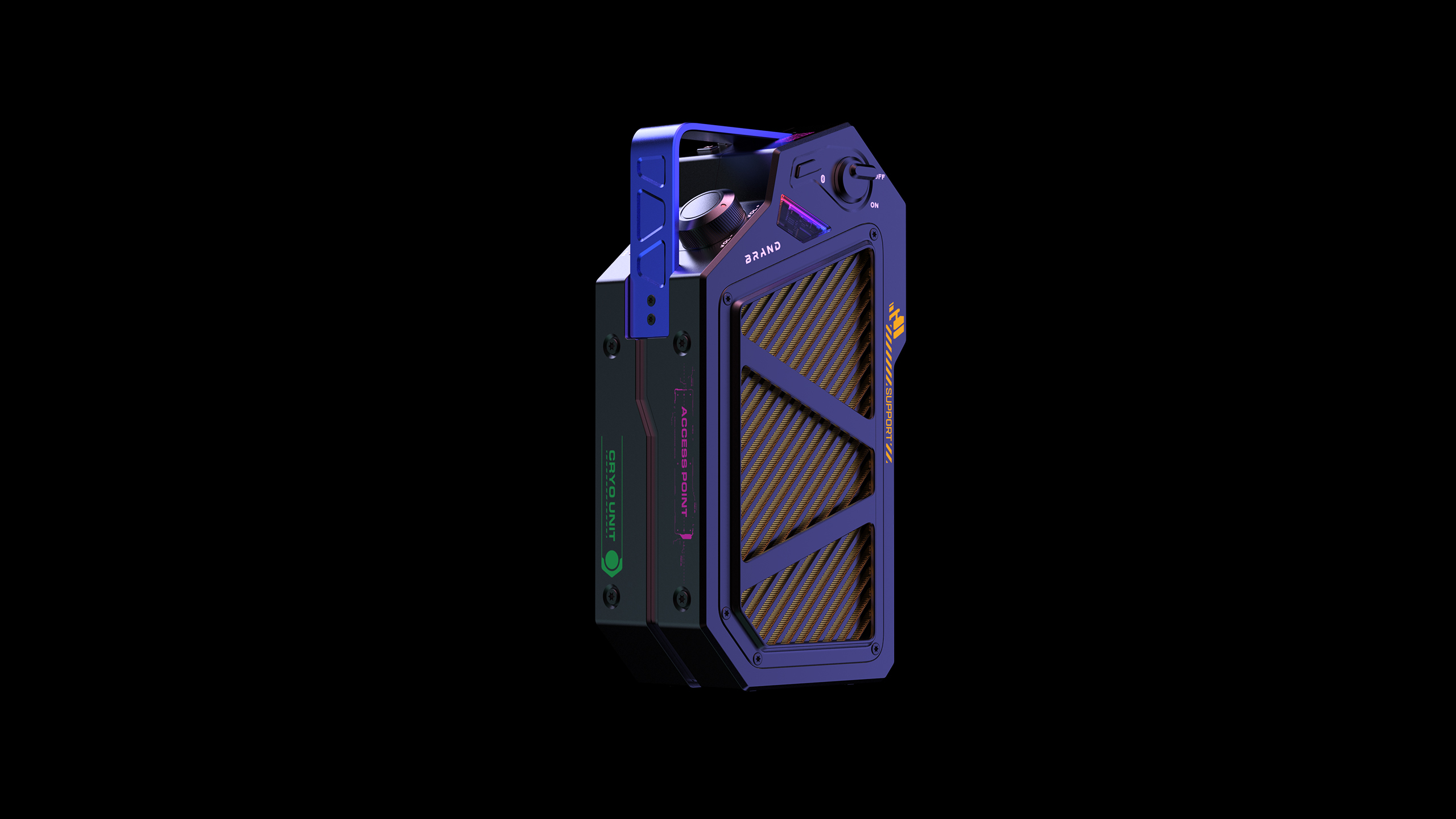 outdoors，loudspeaker box，Cyberpunk，Mecha，Cool，