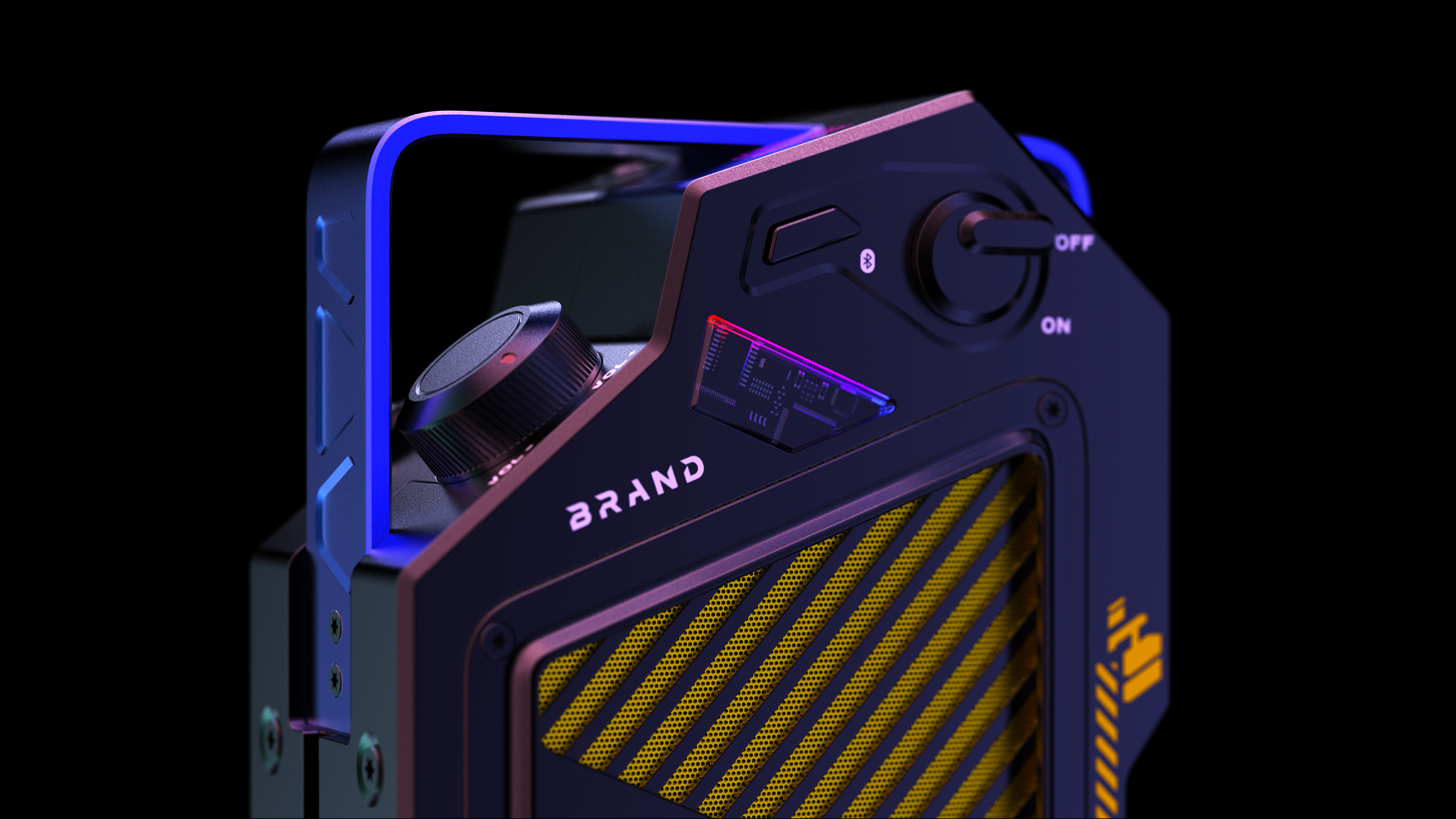 outdoors，loudspeaker box，Cyberpunk，Mecha，Cool，