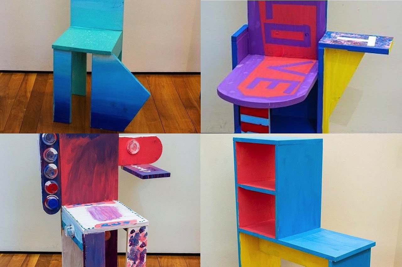 椅子，椅子设计，儿童设计，独特而古怪，