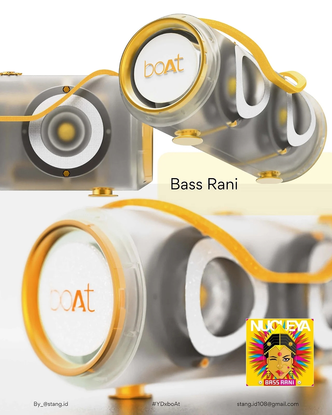 speaker，Bronze Award，Transparent Speaker，Aesthetic feeling，