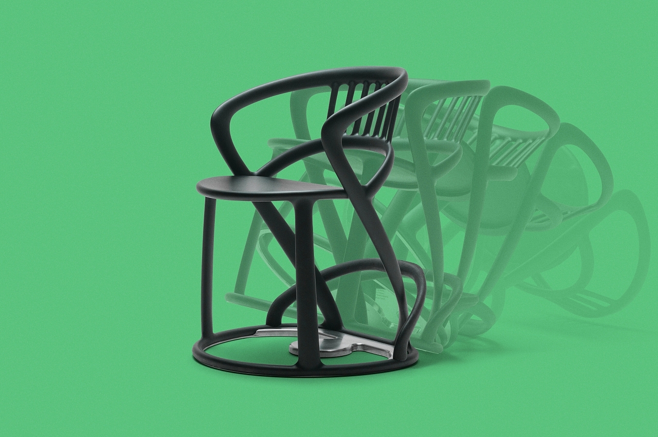 VIRÉN CHAIR，椅子，可回收材料，