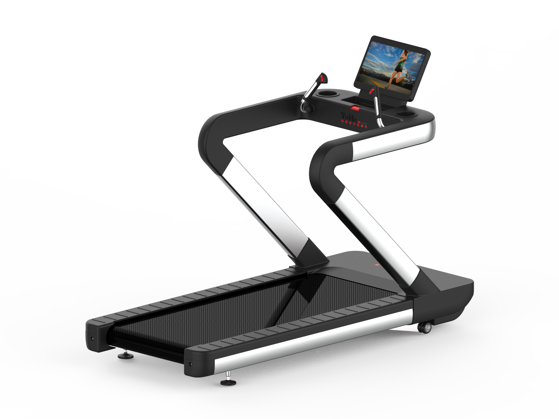 Yu He design，Fitness equipment design，Design of commercial treadmill，Treadmill design，Commercial fitness equipment，