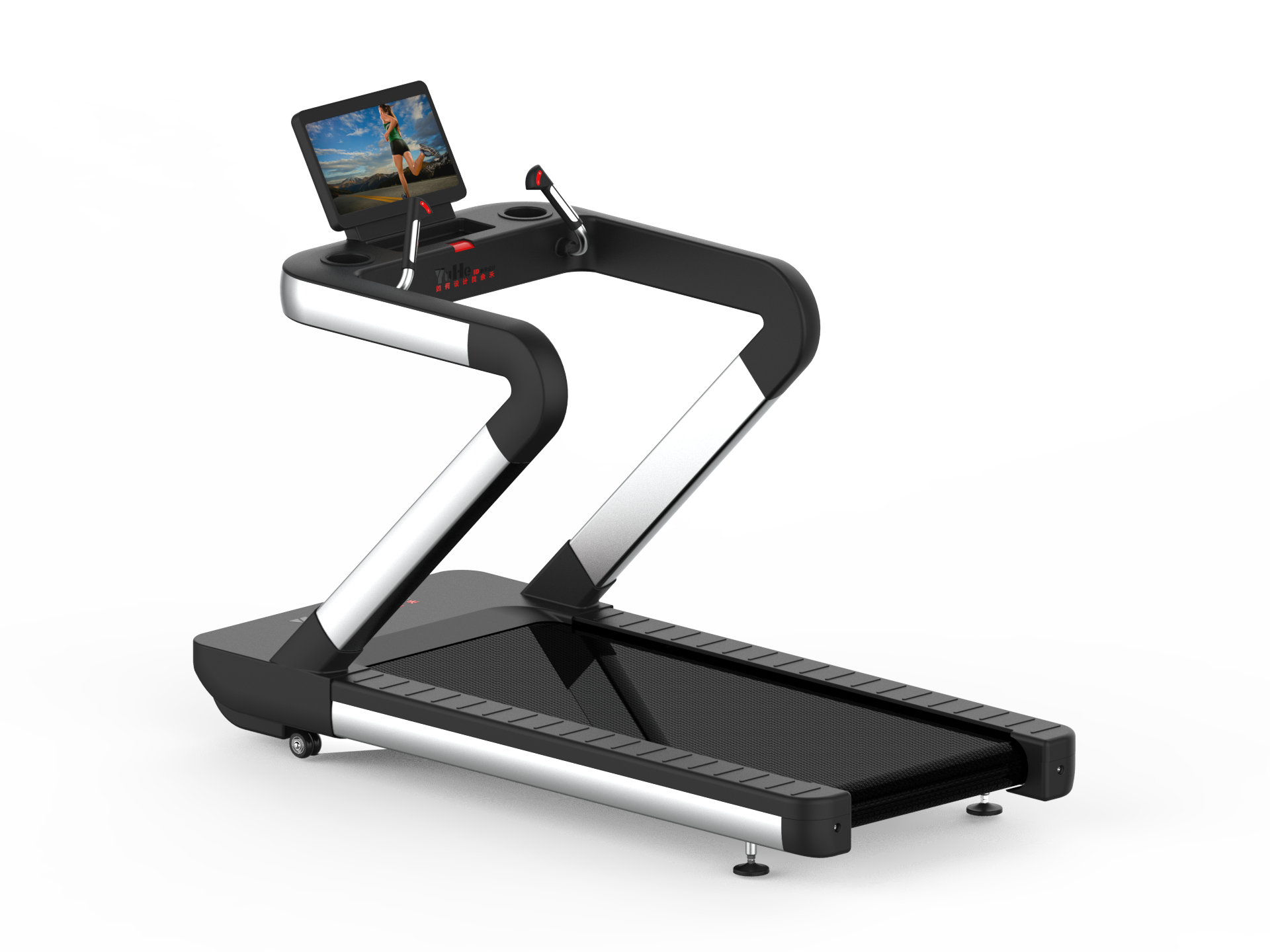 Yu He design，Fitness equipment design，Design of commercial treadmill，Treadmill design，Commercial fitness equipment，
