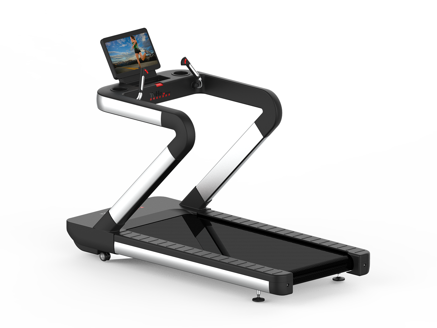 Yu He design，Fitness equipment design，Design of commercial treadmill，Treadmill design，Commercial fitness equipment，