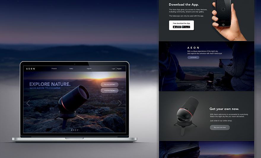 aeon，telescope，2017 Core 77，Target based，equipment，