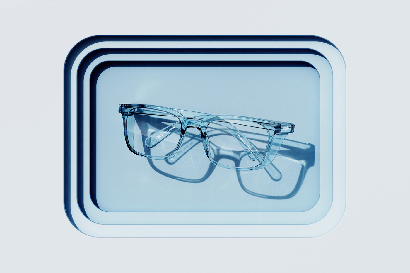 glasses，Stoggles Rectangle，product design，3D art，