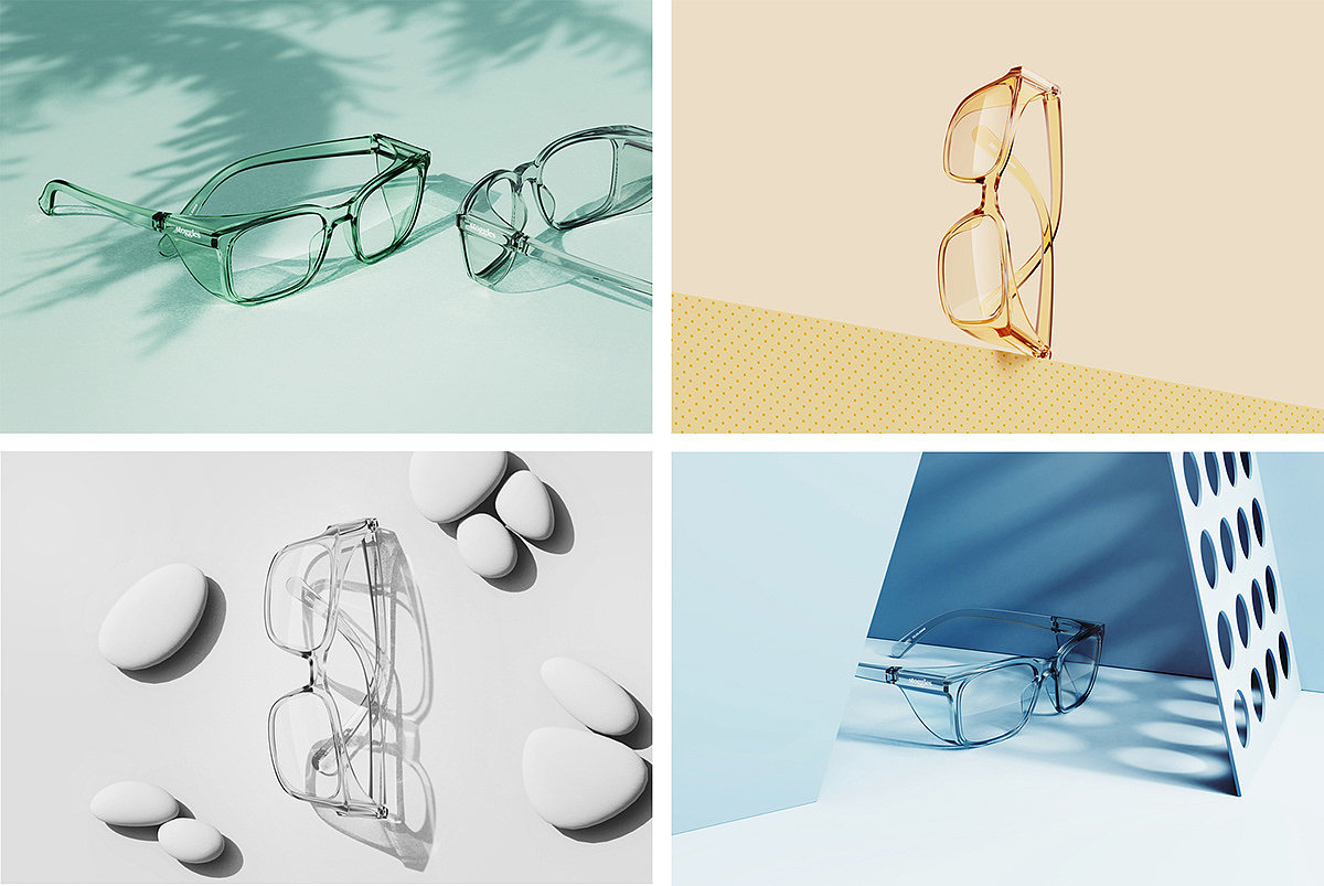 glasses，Stoggles Rectangle，product design，3D art，
