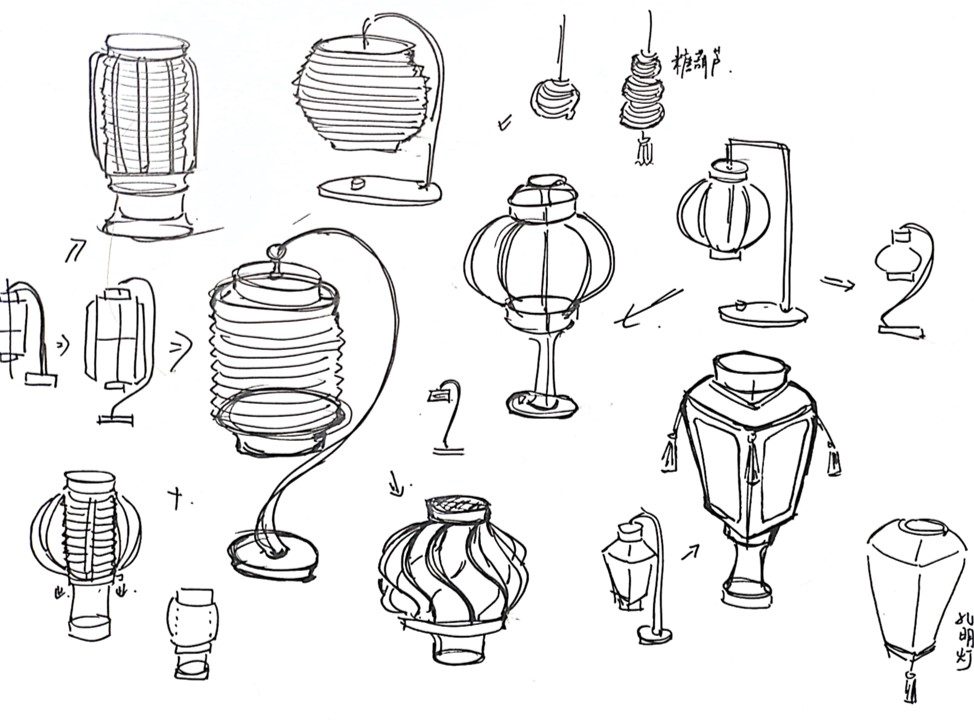 lamp，lantern，Home Furnishing，furniture，Product Semantics ，Desk lamp，cozy，