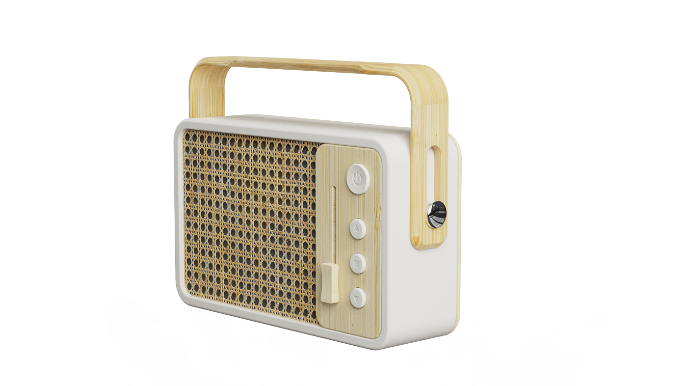 Bluetooth Speaker ，Simplicity，Retro，bamboo weaving，sound，