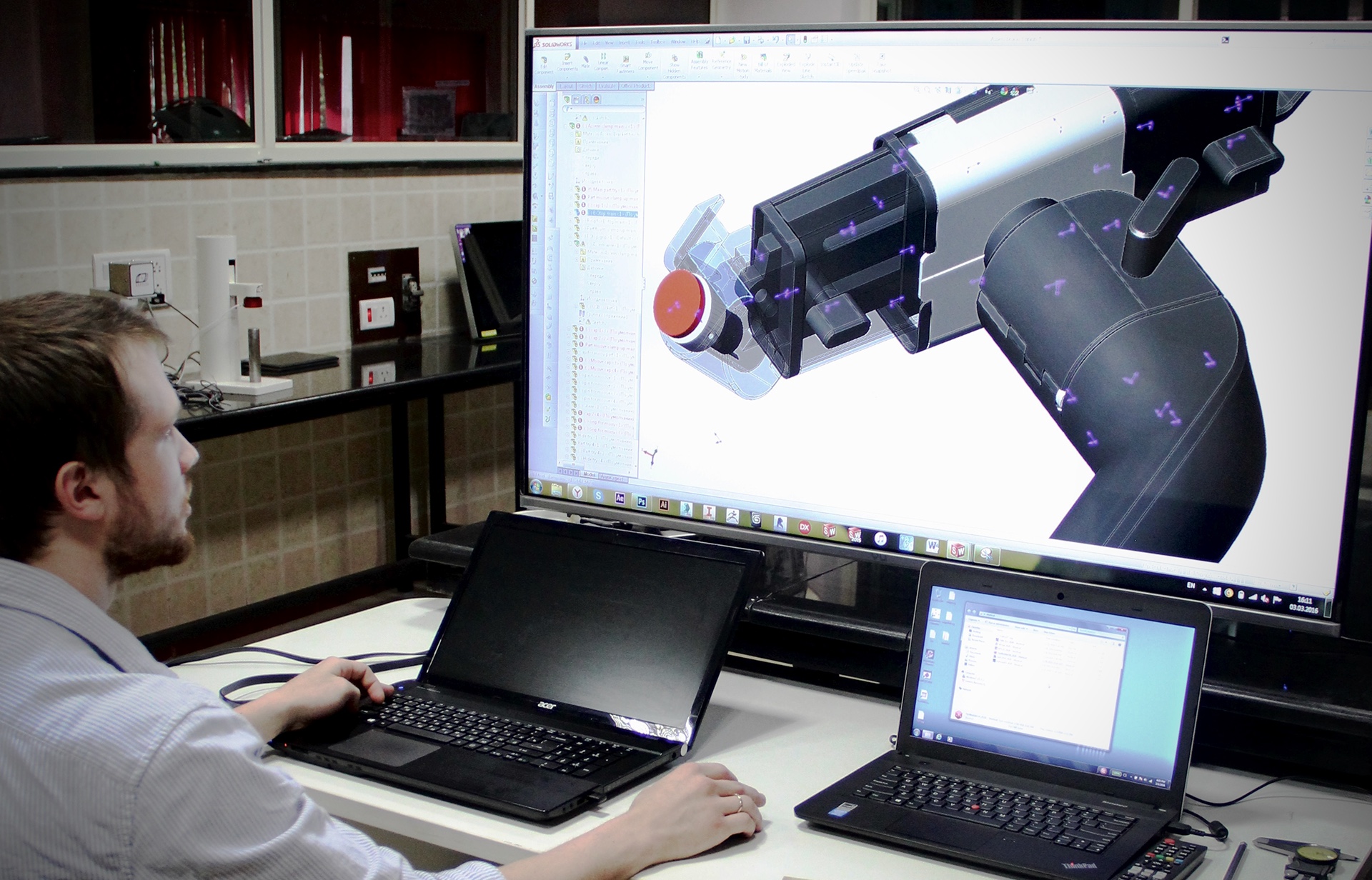 Test equipment，industrial design，Bracket，