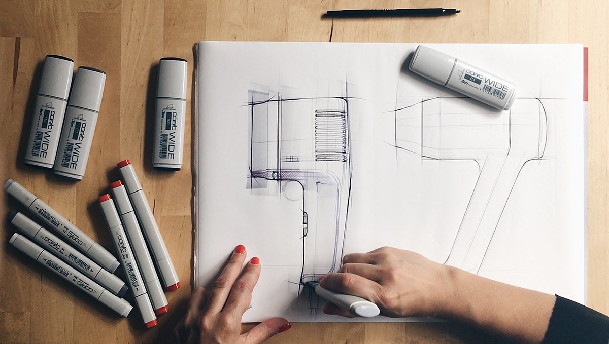 Hand drawn，sketch，Marker drawing，