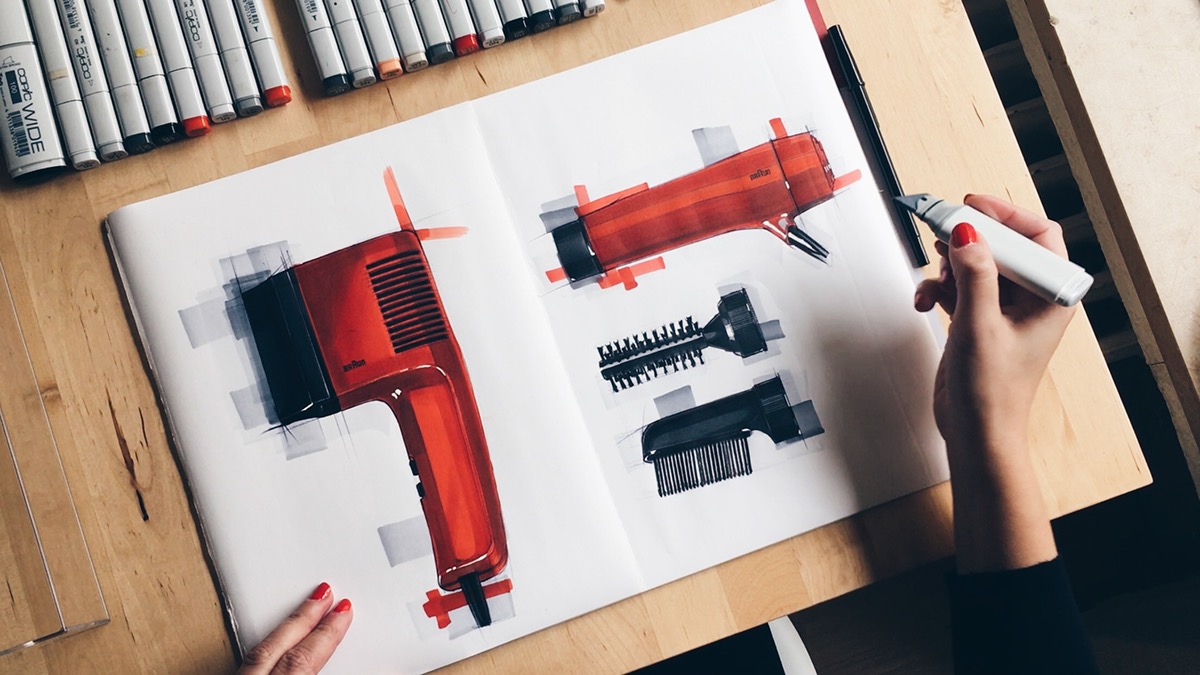 Hand drawn，sketch，Marker drawing，