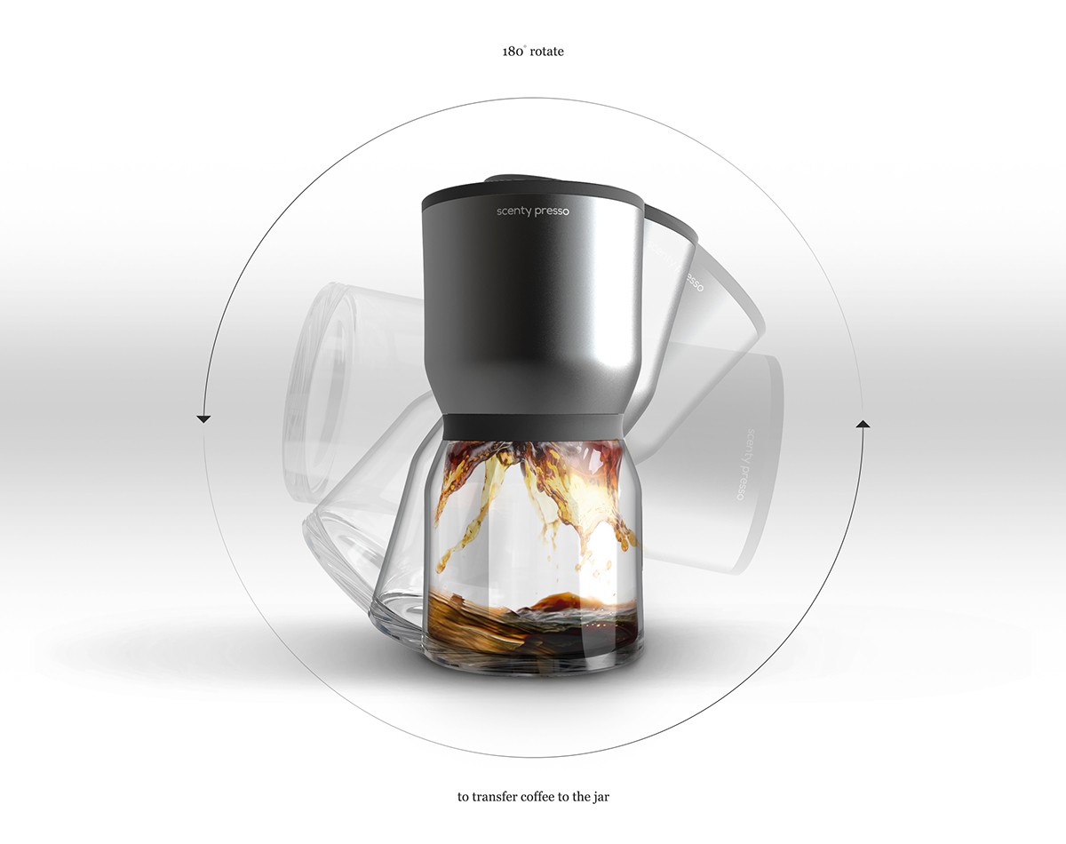 hour-glass，Coffee machine，Natural evaporation technology，