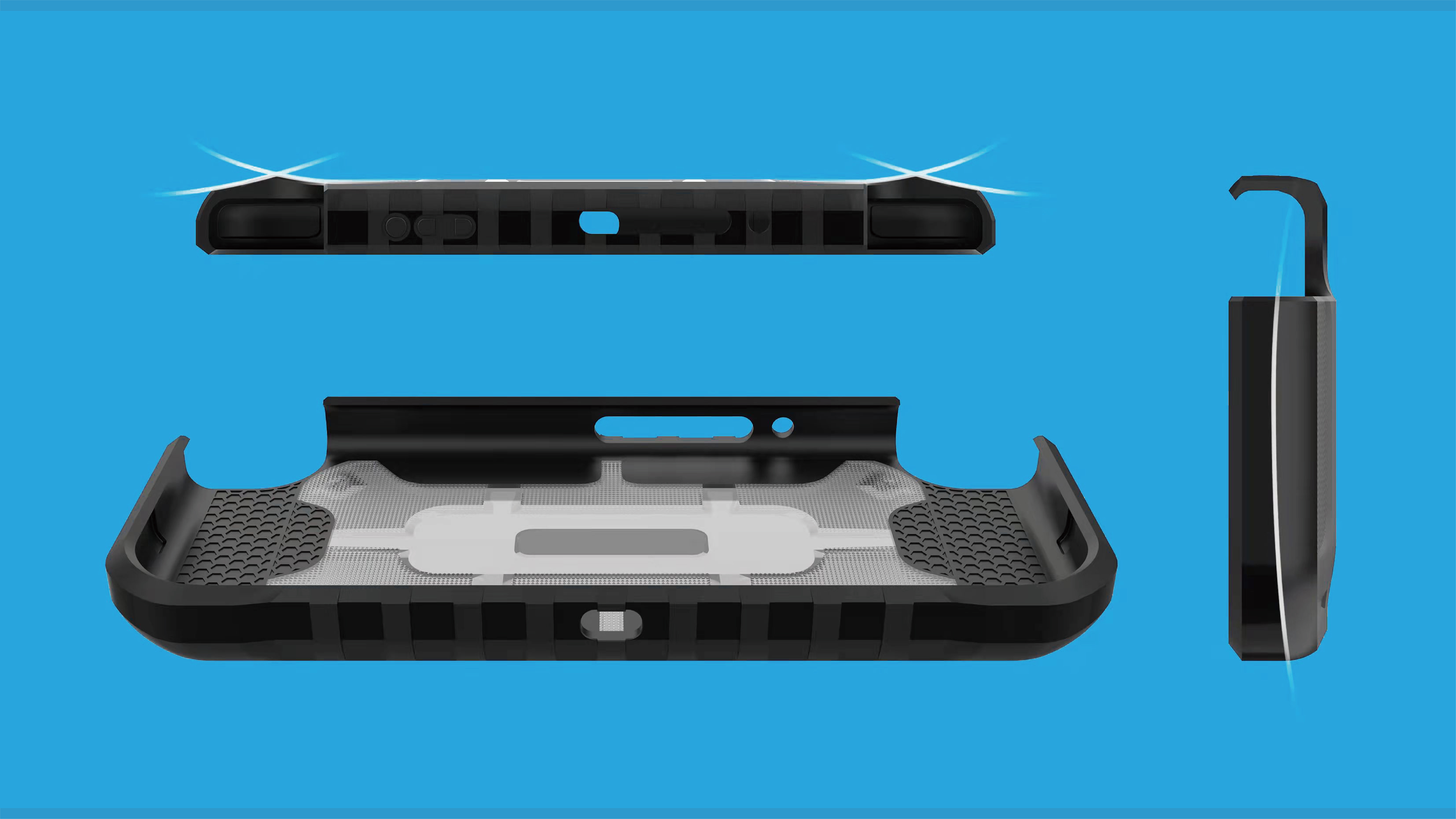 Protective shell，Bracket，switch，