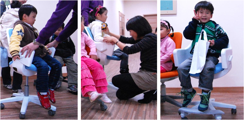 Row，children，chair，2012if Award，2012 red dot award，Gmark，