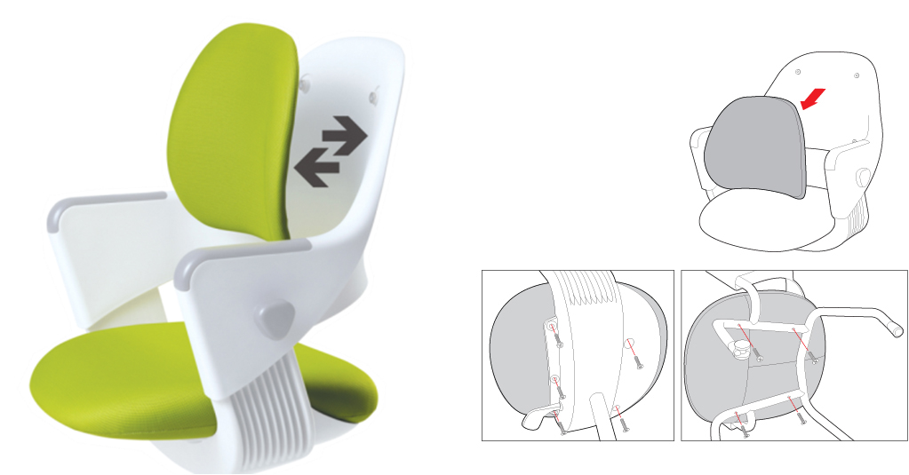 Row，children，chair，2012if Award，2012 red dot award，Gmark，