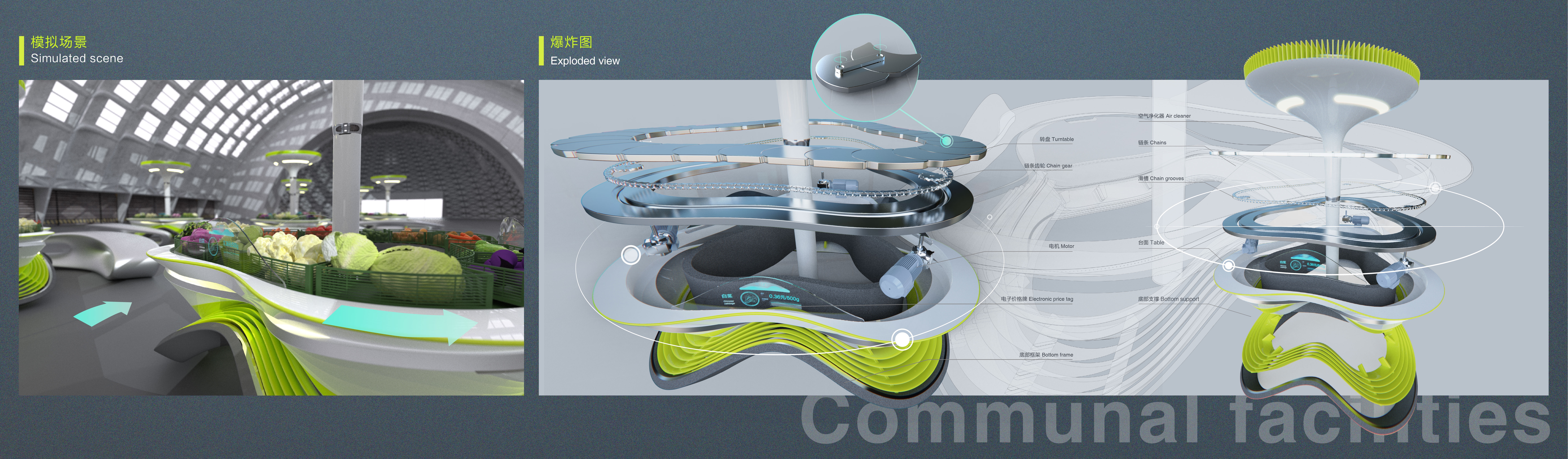 Aging，communal facilities，product design，