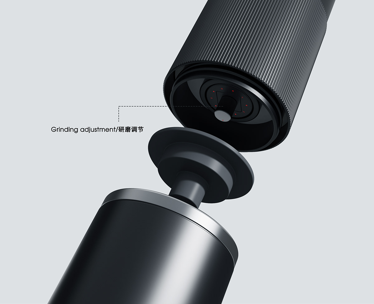 Husky original design，Appearance design，Coffee grinder，