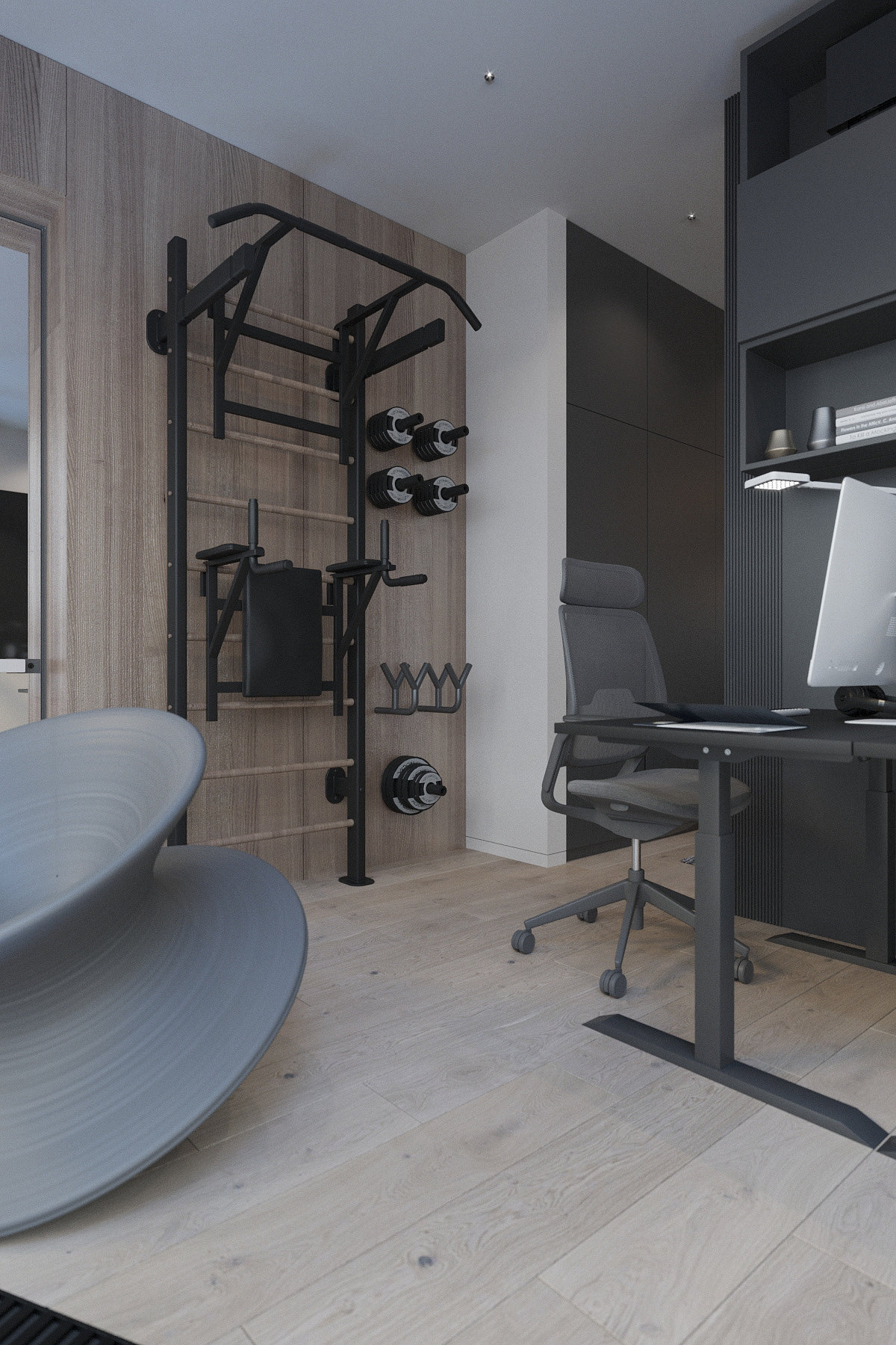 File visualization，Bedroom design，Interior design，Small apartment visualization，