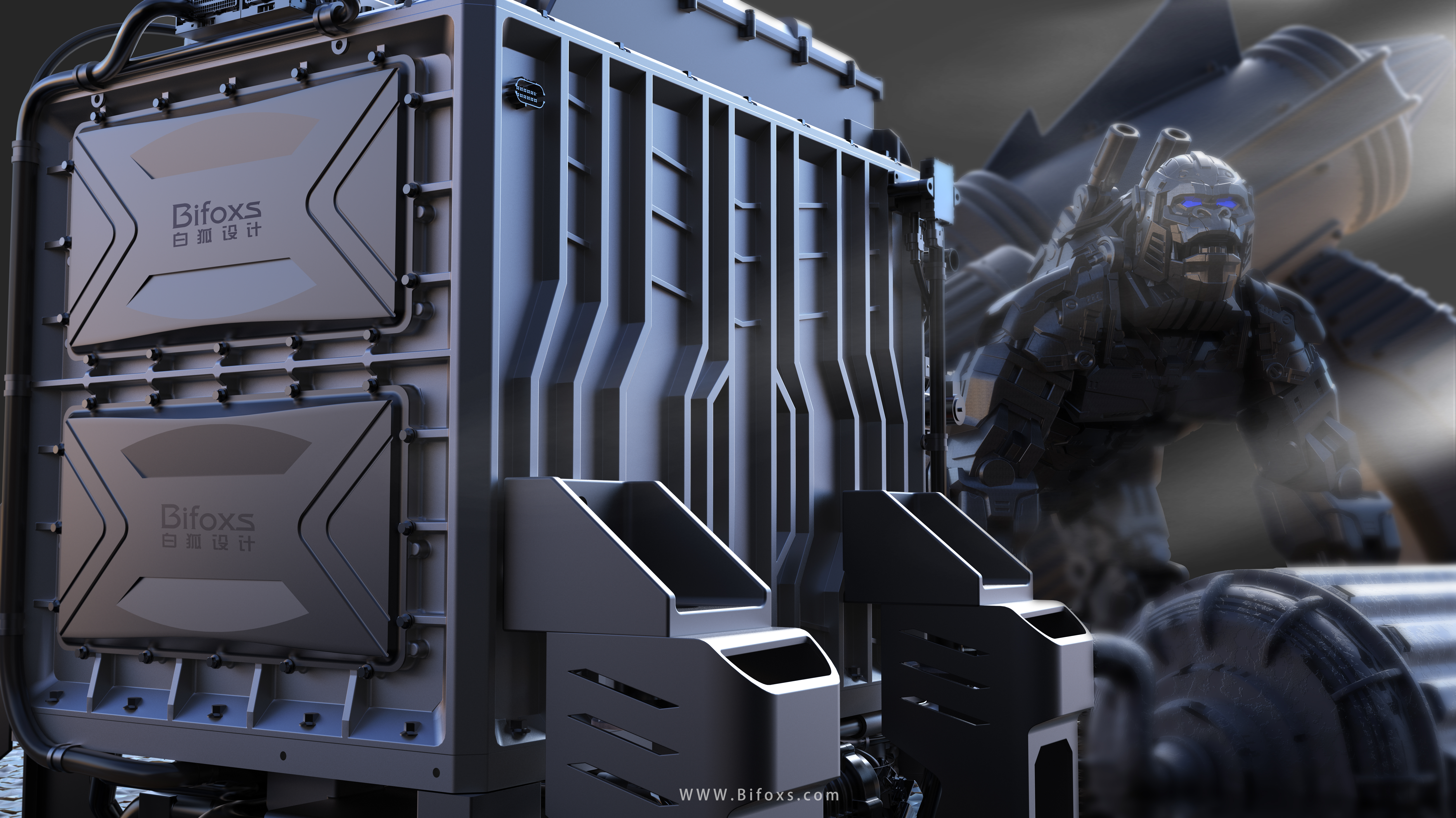 Bifox，White fox design，industrial design，product design，engine，Battery，hydrogen fuel，new energy，