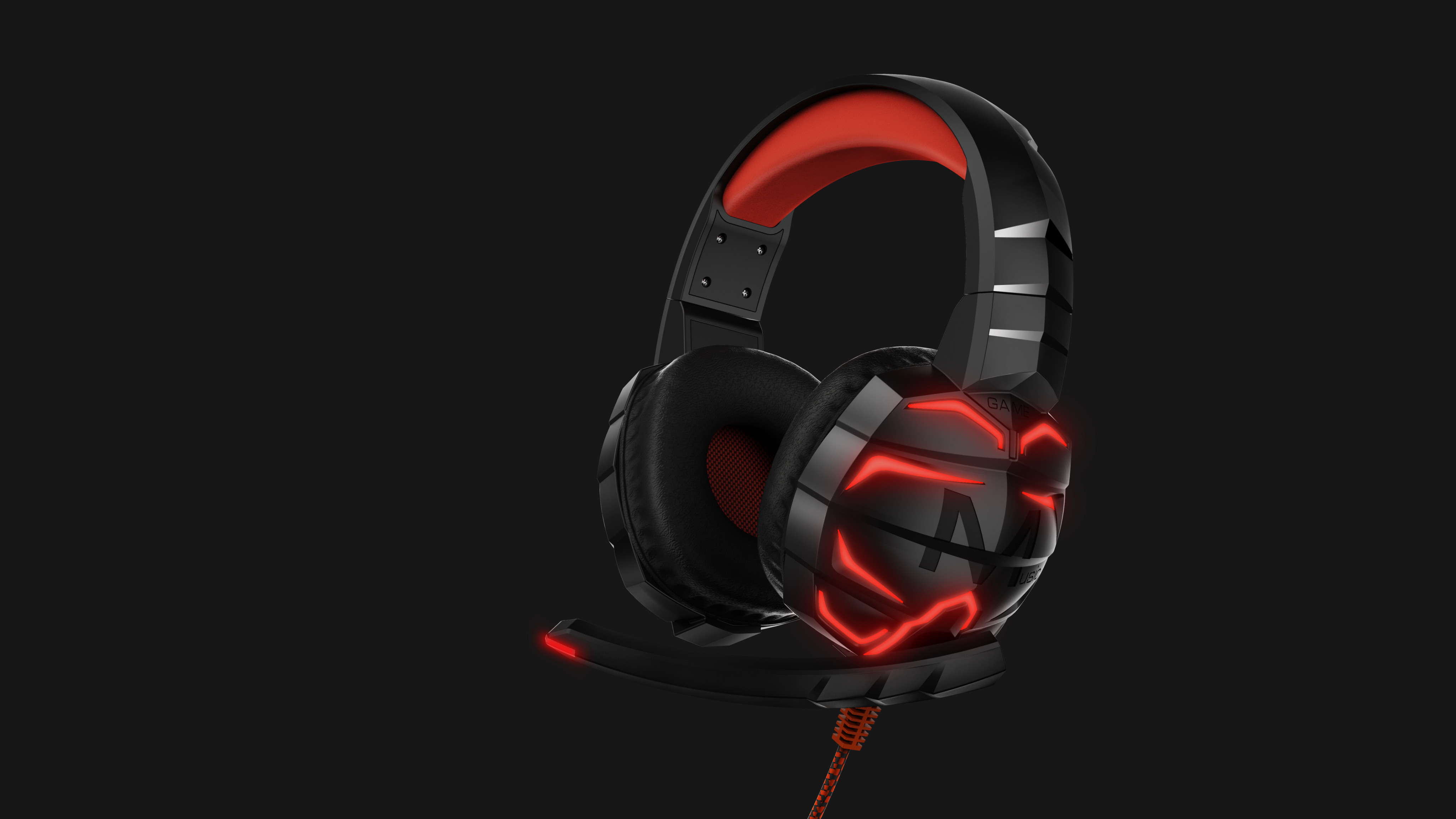 Game headset，Appearance design，product design，industrial design，Yunbo design，