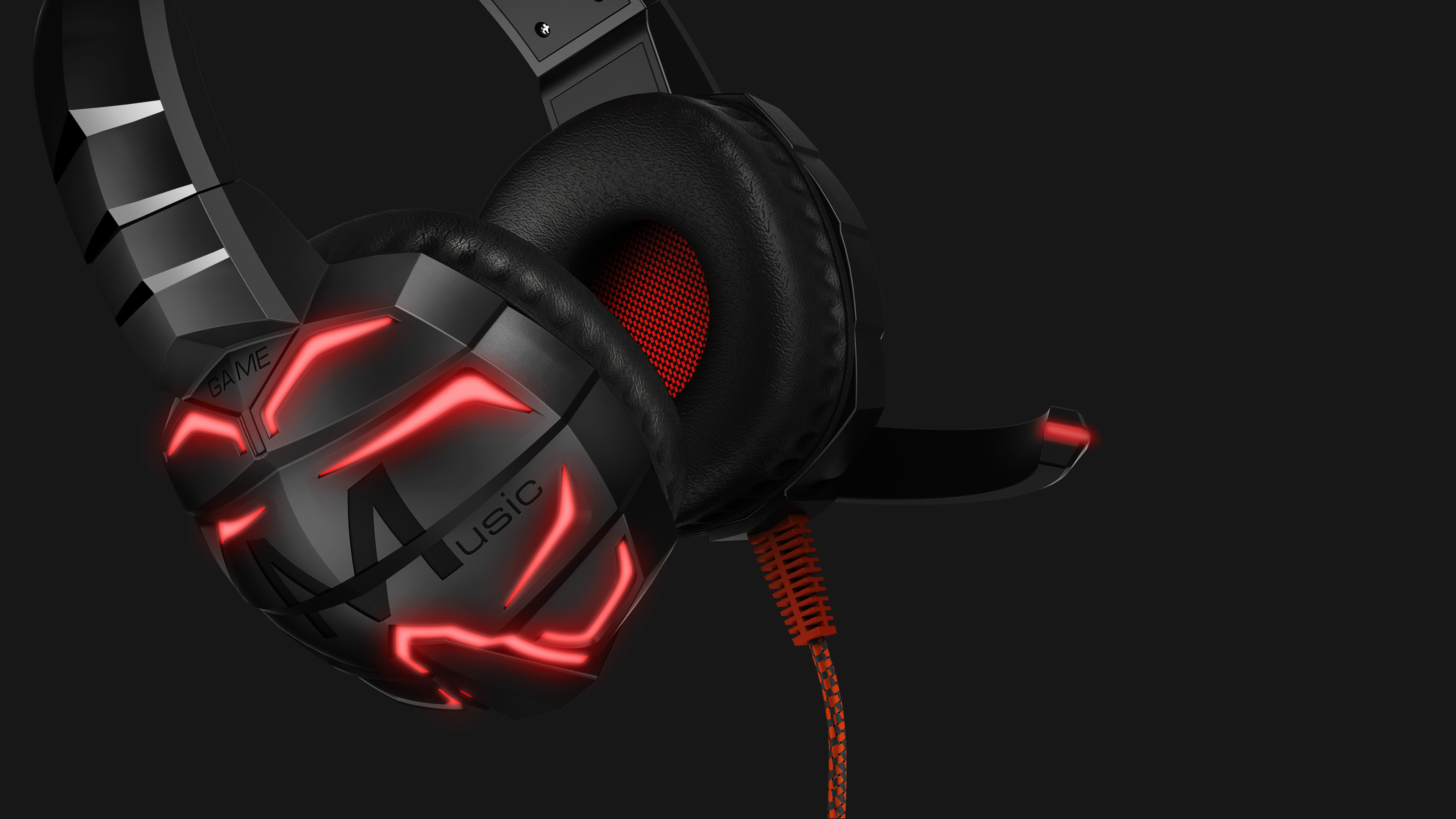 Game headset，Appearance design，product design，industrial design，Yunbo design，