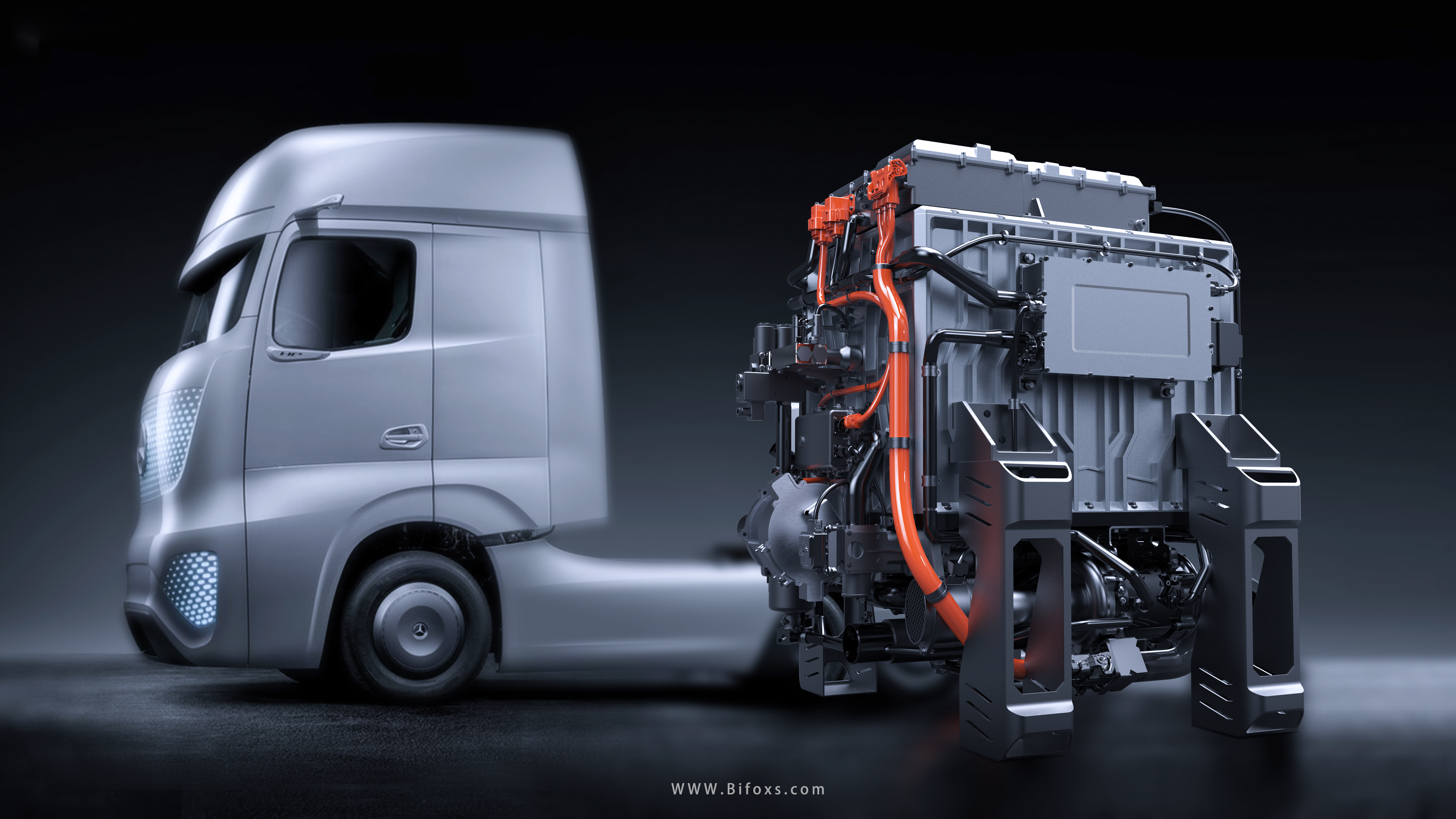 Bifox，White fox design，industrial design，product design，engine，Battery，hydrogen fuel，new energy，