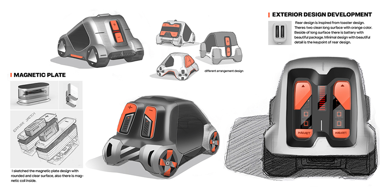 Trois，automobile，conceptual design，vehicle，