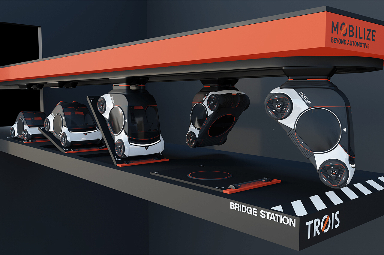 Trois，automobile，conceptual design，vehicle，