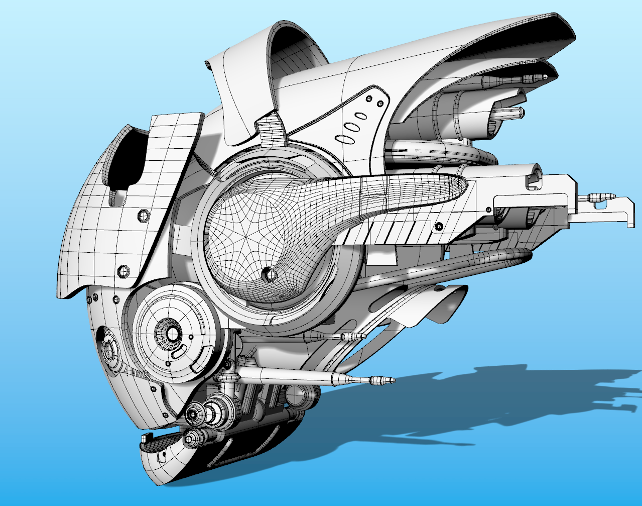 Usual modeling and rendering exercises，