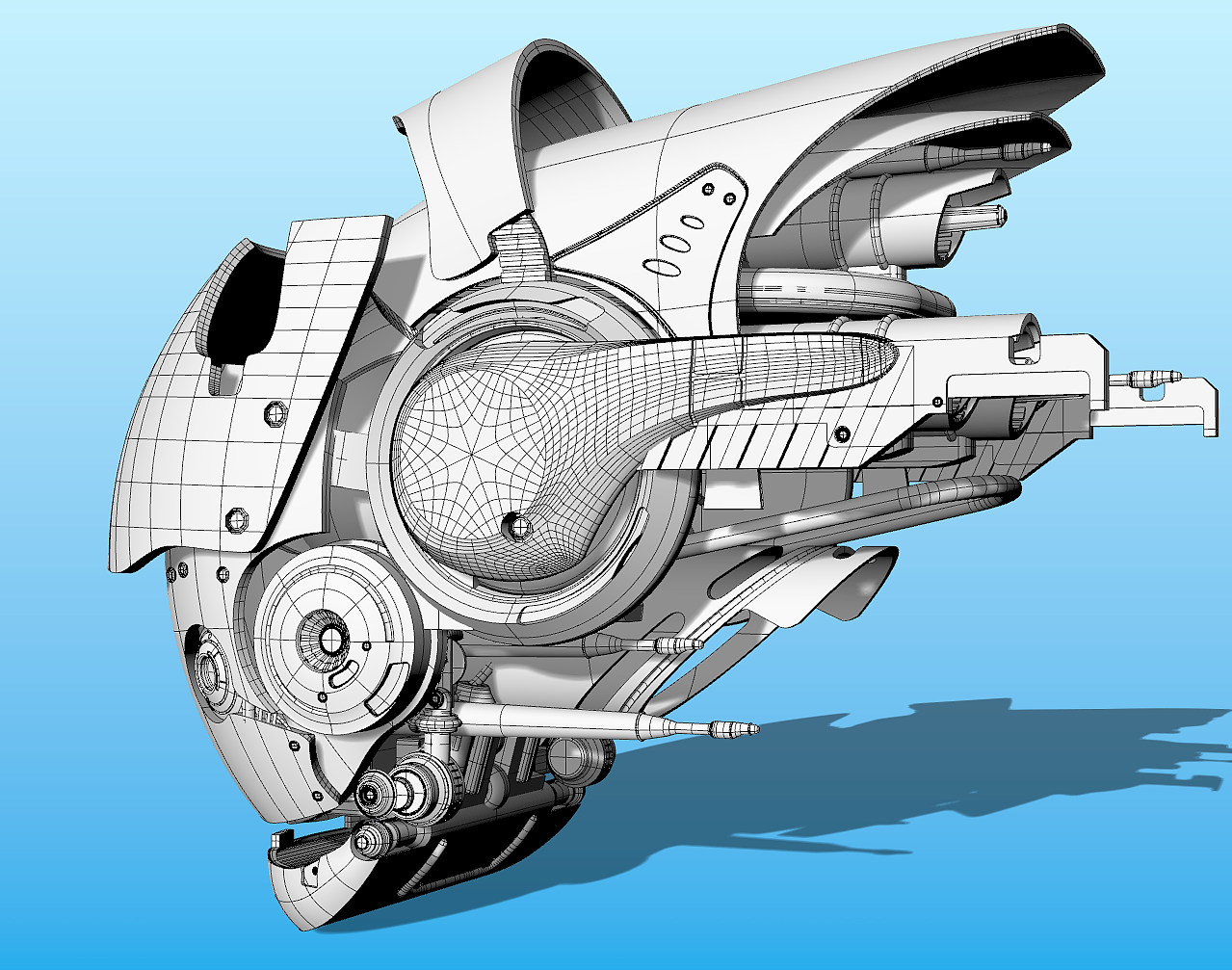 Usual modeling and rendering exercises，