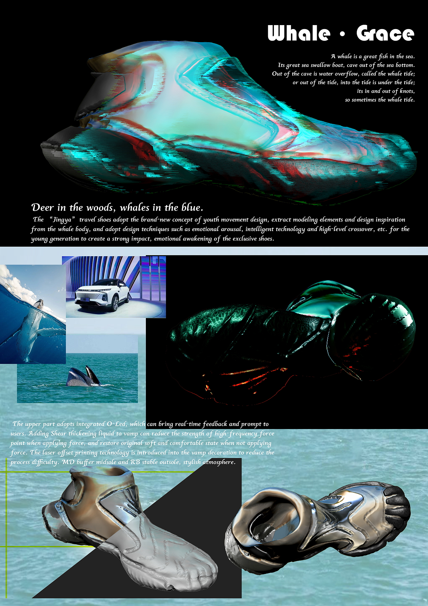 walking shoes，original，Innovative design，