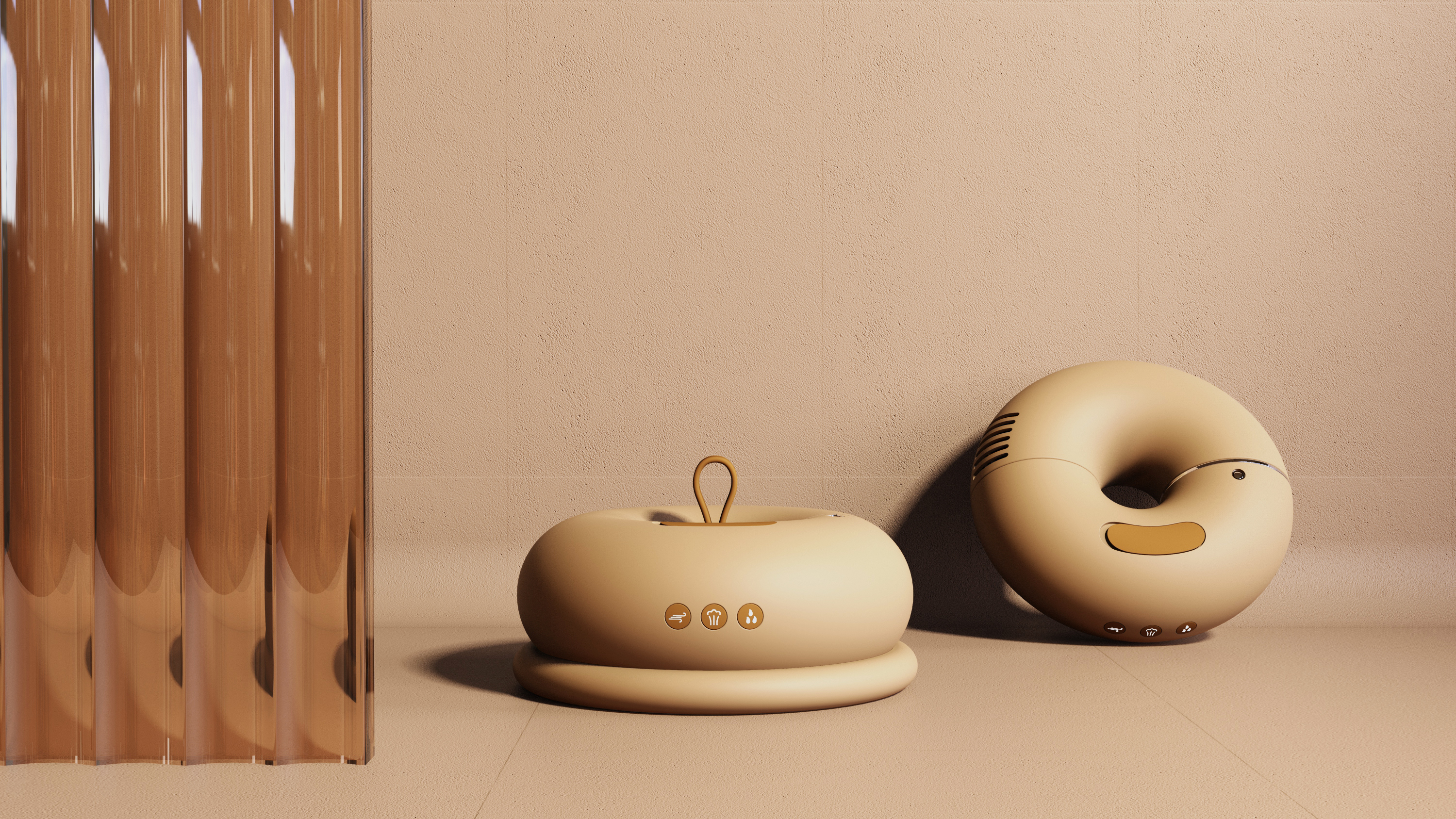 electronic product，Cute fun，Multipurpose，industrial design，Air heater，