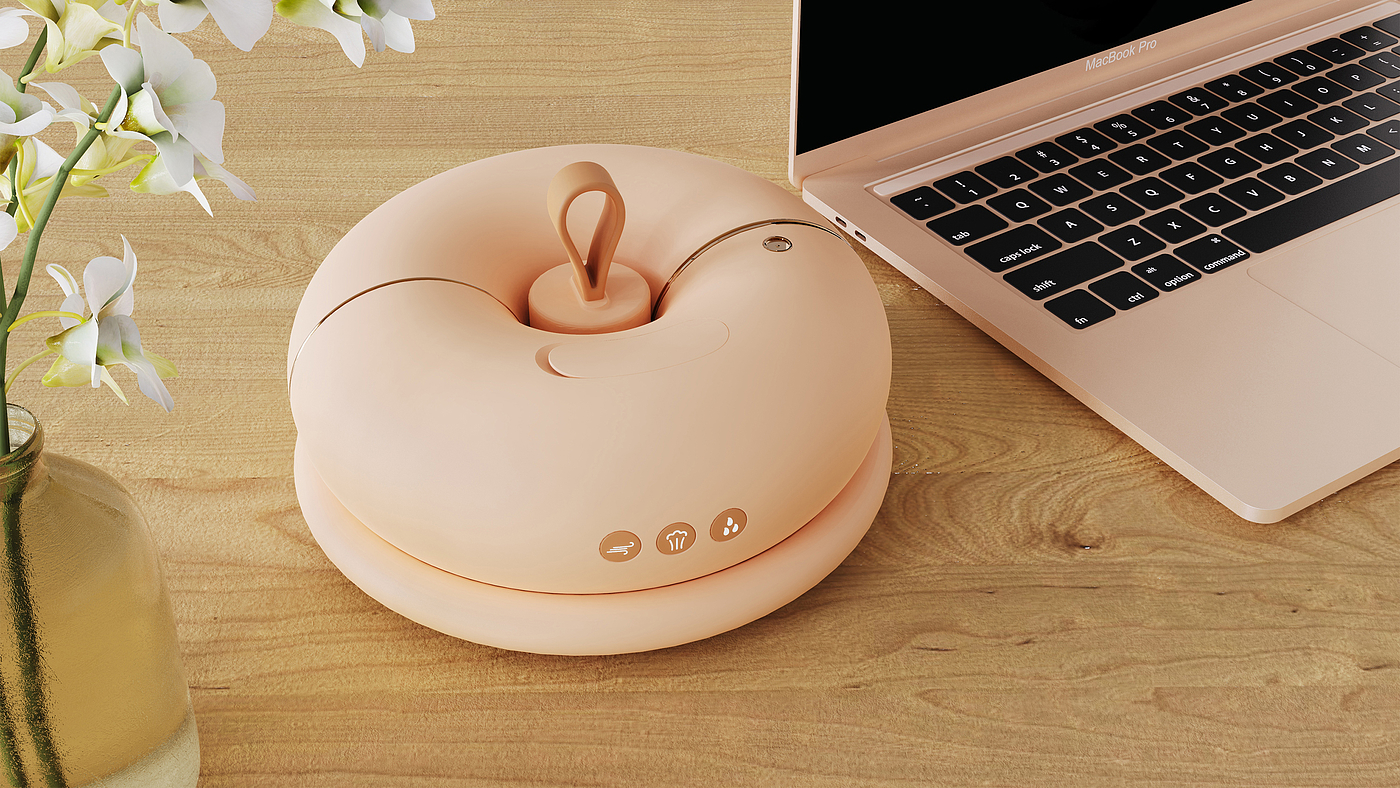 electronic product，Cute fun，Multipurpose，industrial design，Air heater，