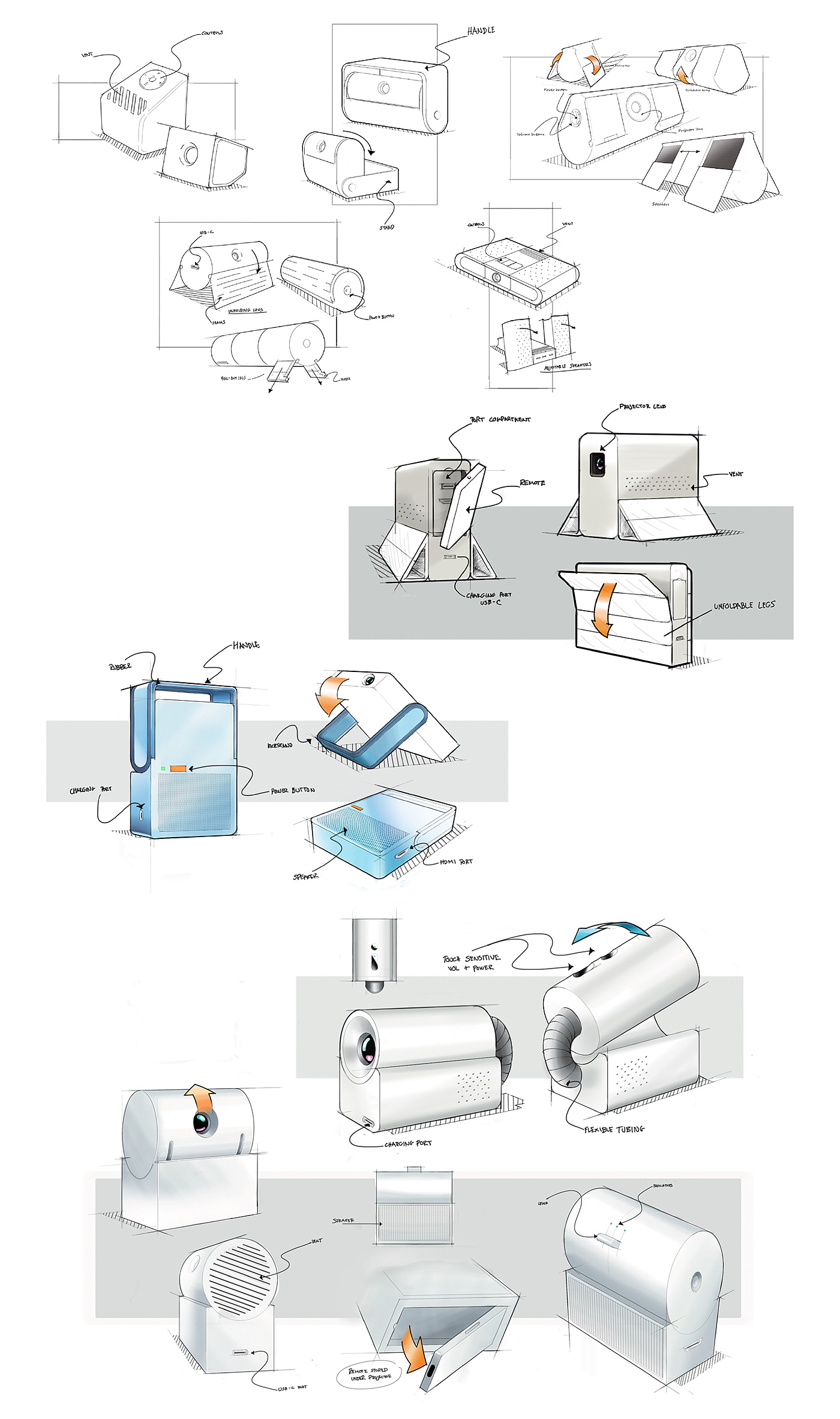 Imran Taylor，USB flash drive，Cast portable projector，