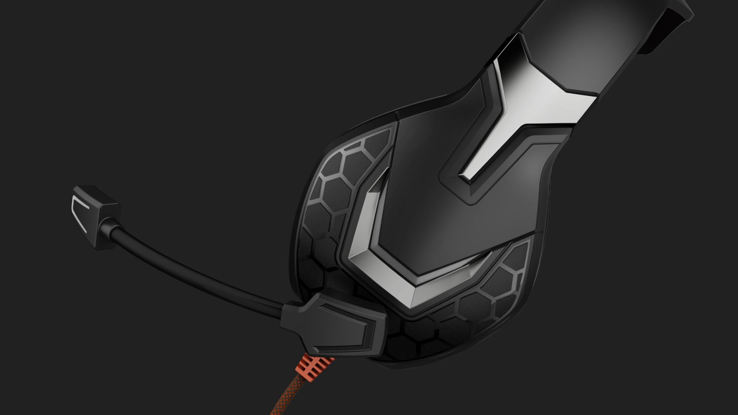 Game headset，Appearance design，product design，industrial design，Yunbo design，