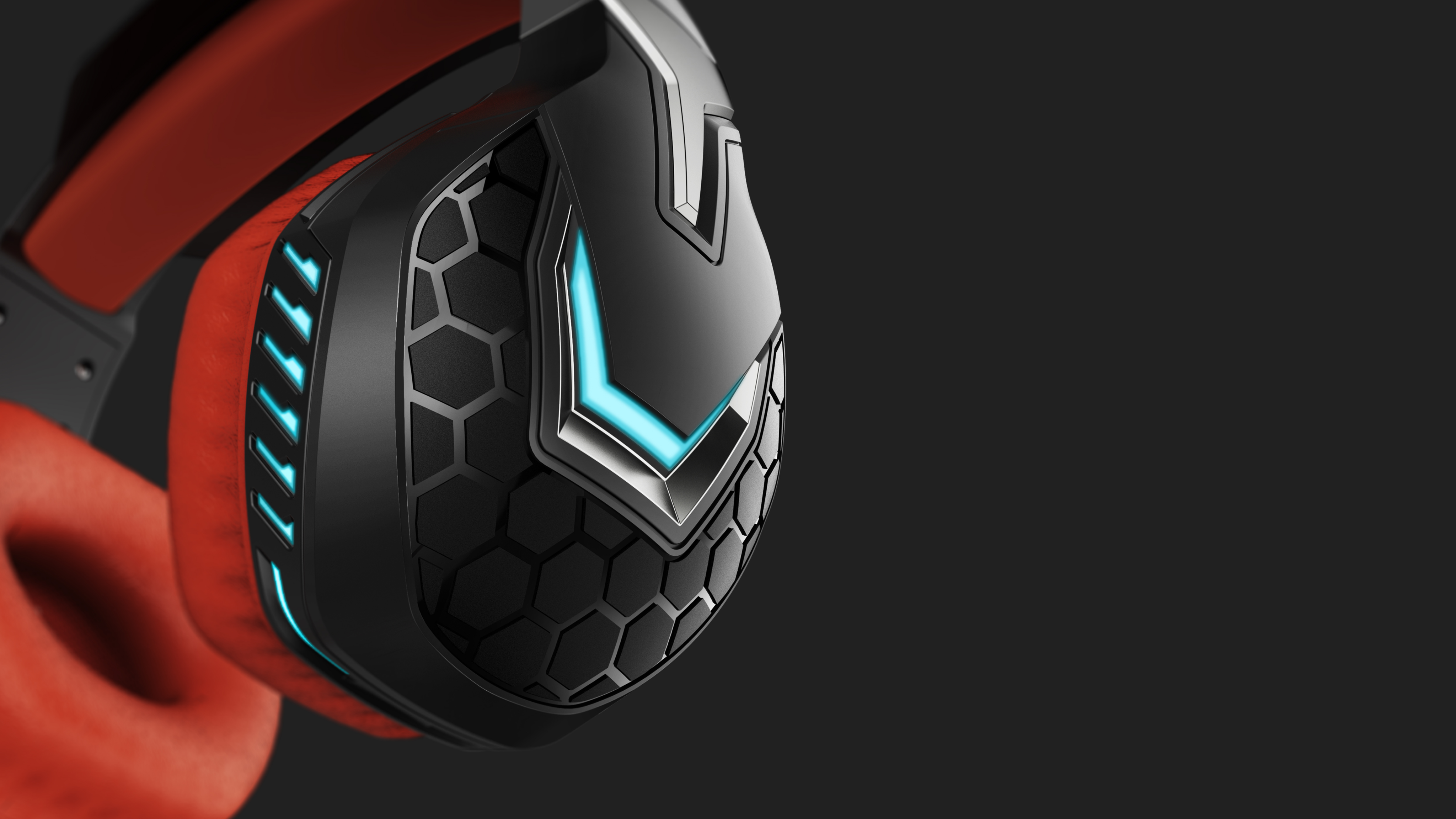 Game headset，Appearance design，product design，industrial design，Yunbo design，