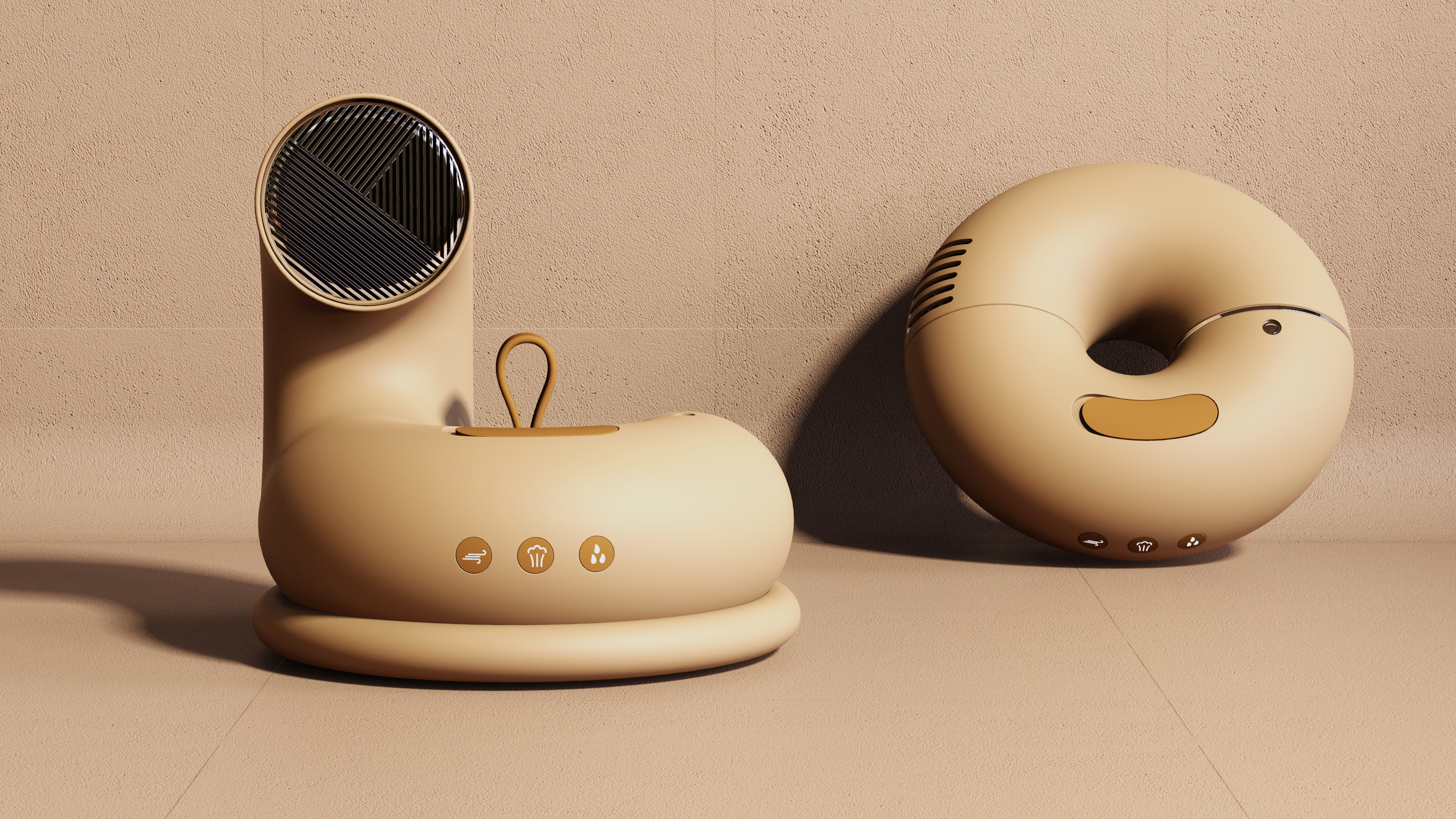 electronic product，Cute fun，Multipurpose，industrial design，Air heater，