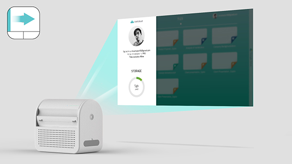 Imran Taylor，USB flash drive，Cast portable projector，