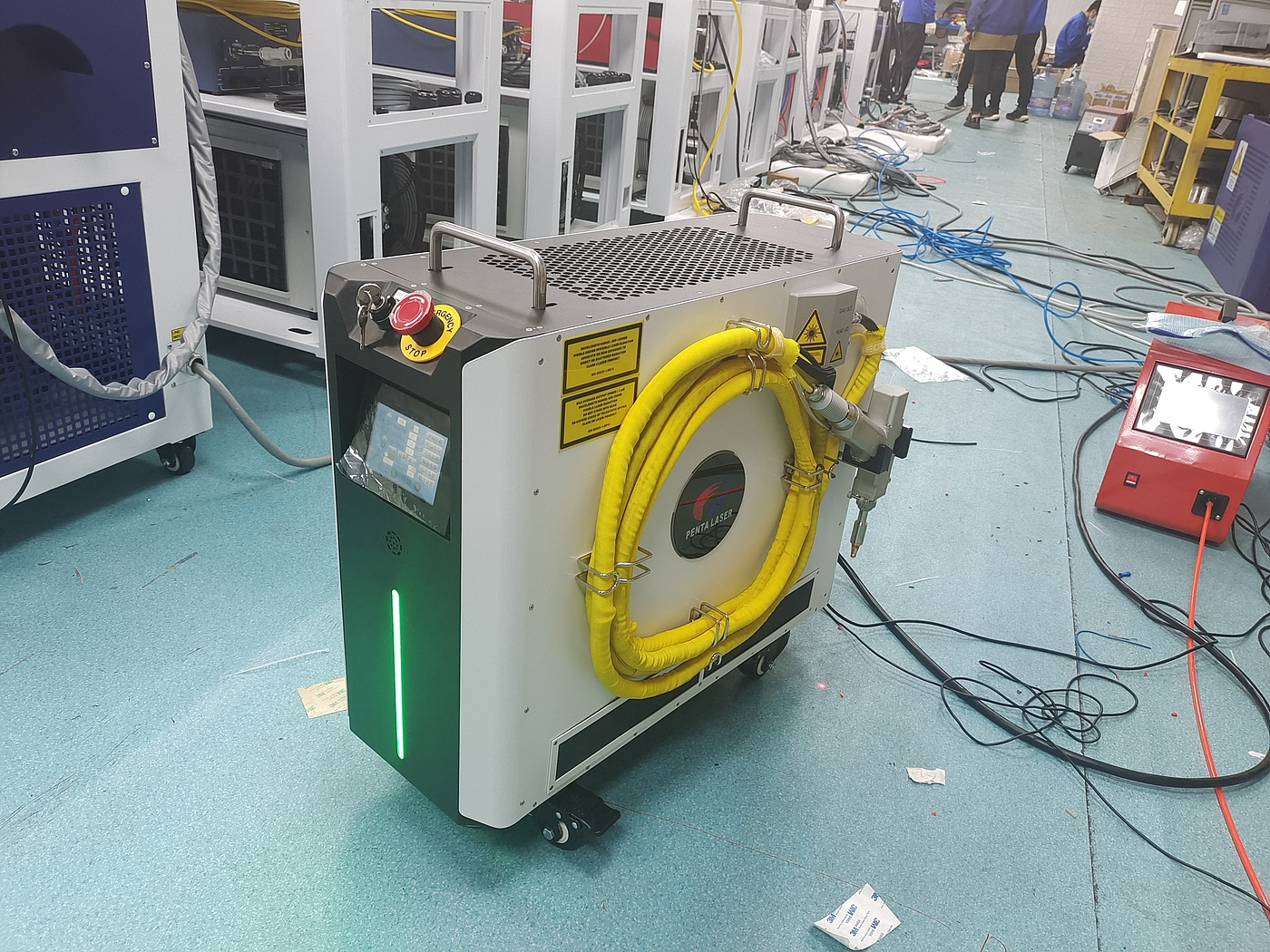 Air cooled laser handheld welding machine，