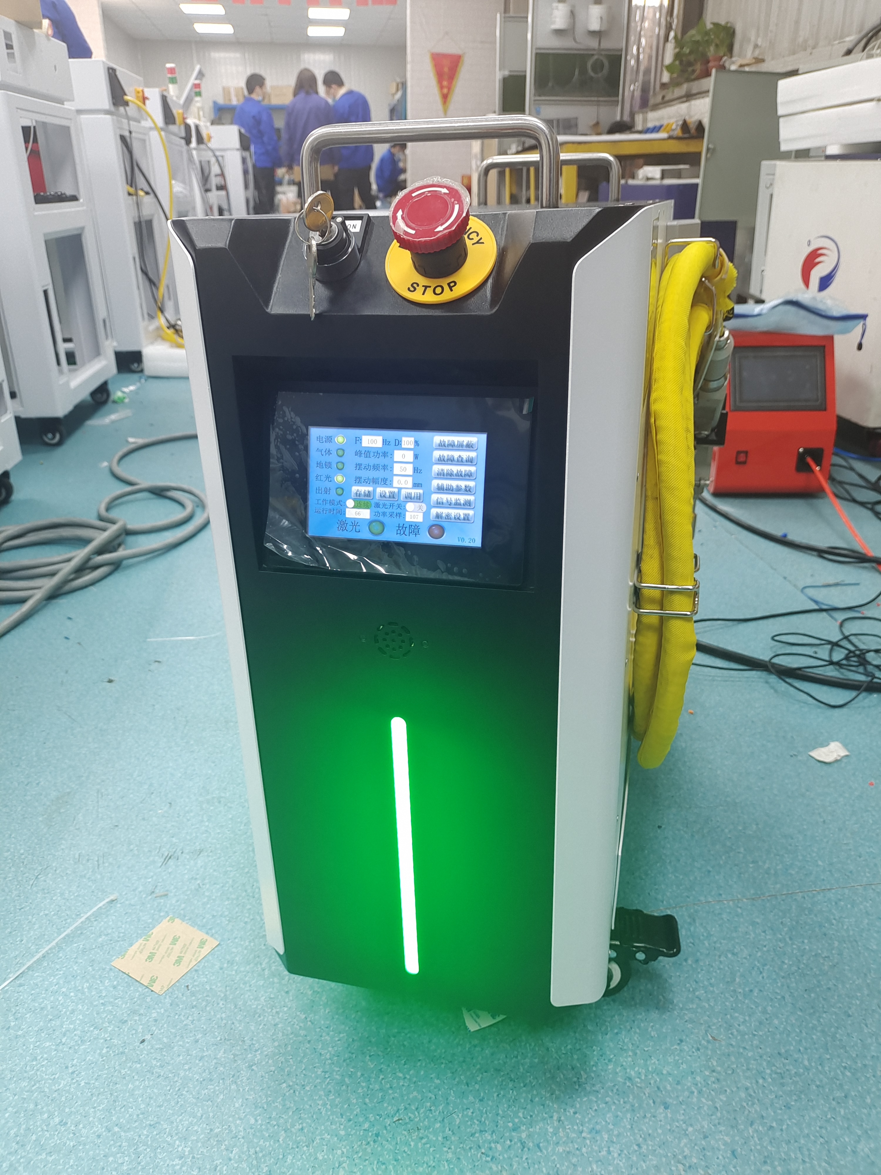 Air cooled laser handheld welding machine，